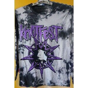 KNOTFEST ROADSHOW 2022 Men's graphic t-shirt Small New D30 Tie Dye Music Tour